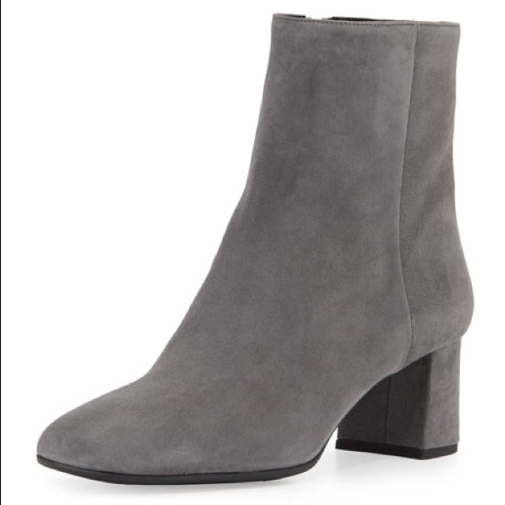 Prada Calzature Donna Suede Ankle Boots - Grey